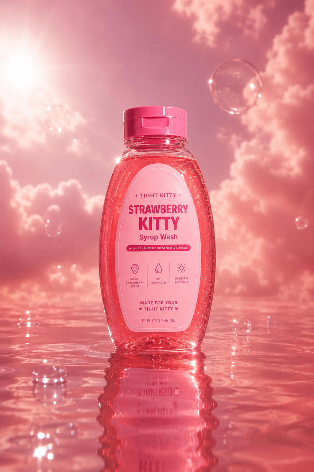 Strawberry Kitty Syrup Wash